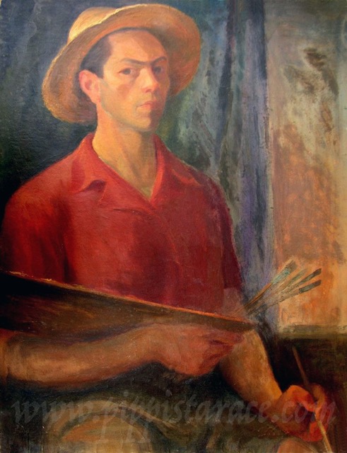 autoritratto del pittore 1940