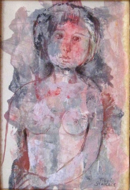 mezzo busto di donna nuda 