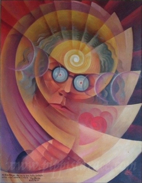 ritratto dinamico dello scrittore aldo mayer 1933
